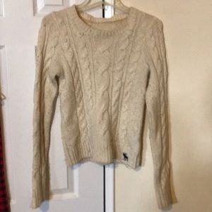 Abercrombie cream sweater